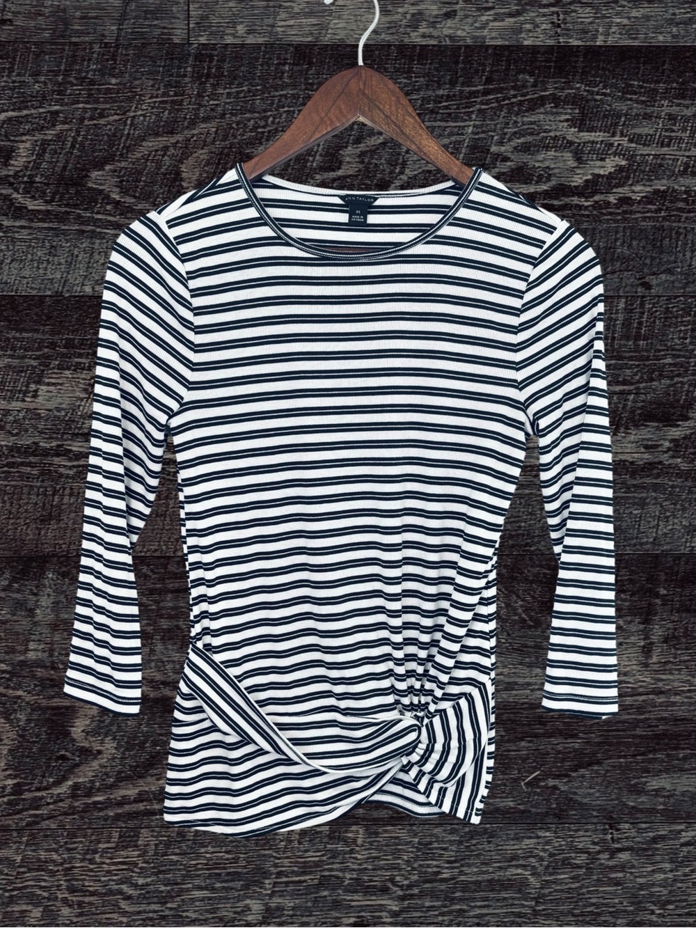 Ann Taylor Striped Crew